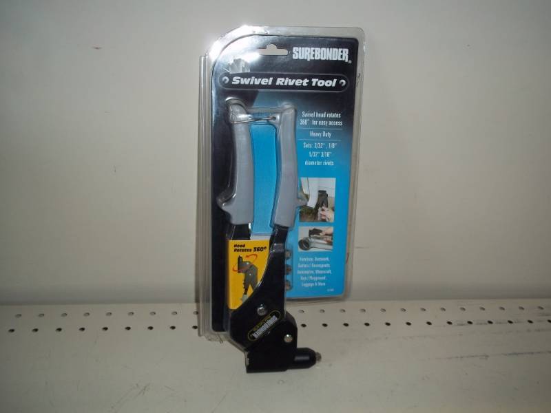 lot 97 image: NEW Surebonder swivel rivet tool