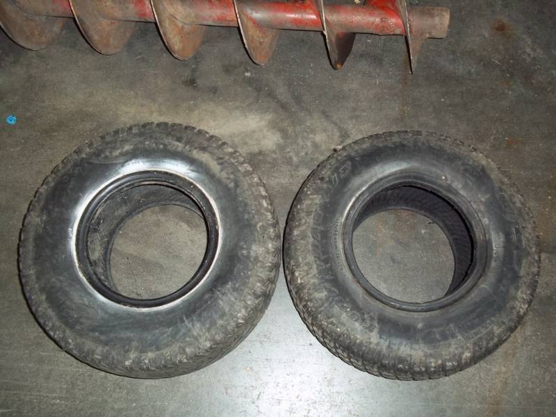 lot 156 image: Pair of Tires size 18 x 6.50 - 8