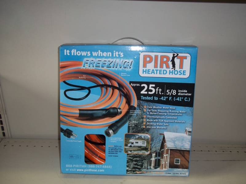 lot 181 image: NEW 25 Heated garden hose