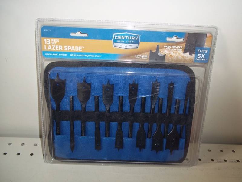 lot 196 image: New 13 piece Laser spade drill bits