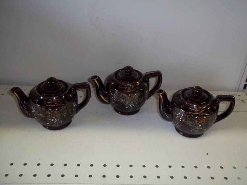 lot 235-COPY image: 3 Decor pitchers