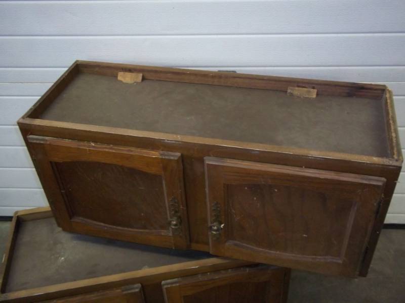 lot 246-COPY image: Pair of cabinets, great for the garage