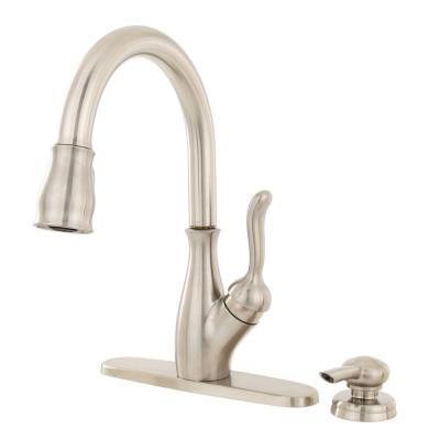 Delta Leland Single Handle Pull Down Sprayer Kitchen Faucet Bath