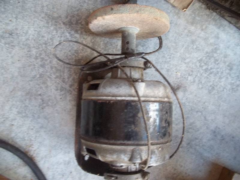 Electric  Motor with Grinding Stone