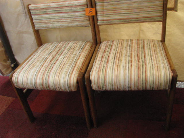 pair of recovered chairs