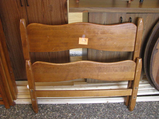 Vintage wood head & food board
