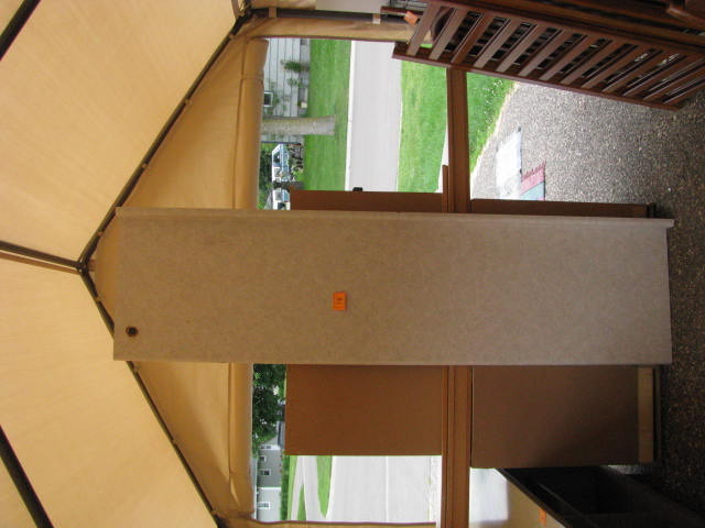 cabinets, drawers and counter surface