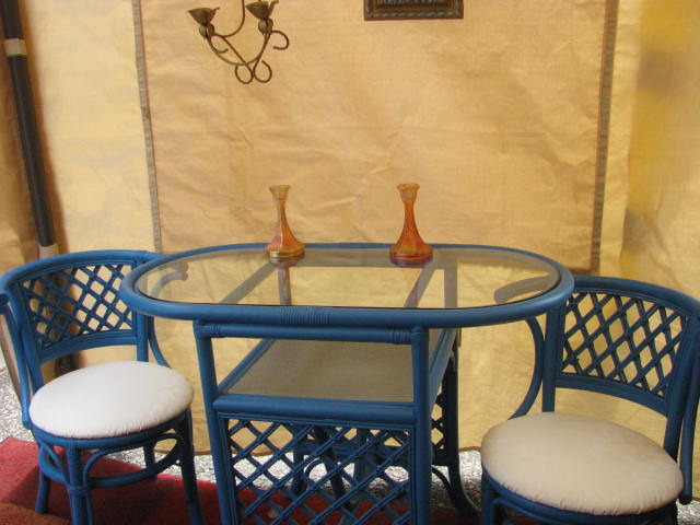 Wicker Table & Chairs set