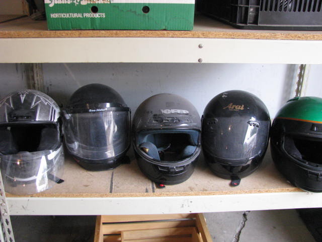 5 helmets see photos