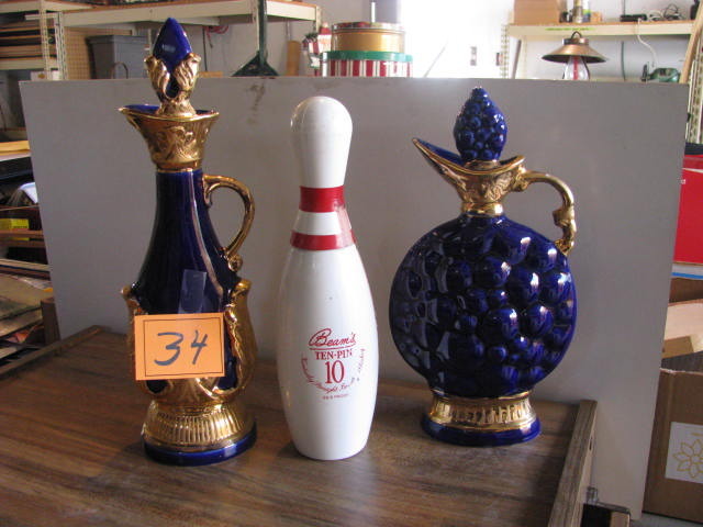 Vintage Jim Beam Liquor decantors