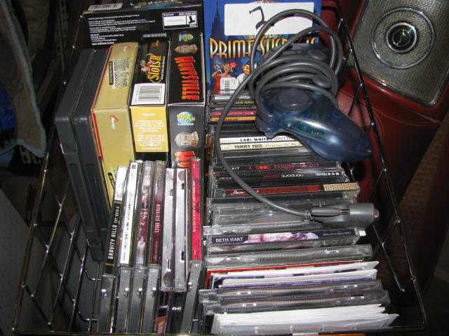 electronics lot video games CDs controller