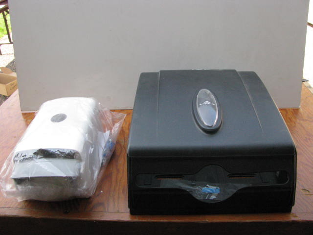Dispenser hand soap and paper towels