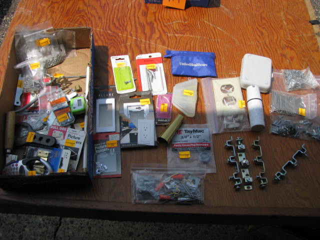misc tools and openers from junk drawer