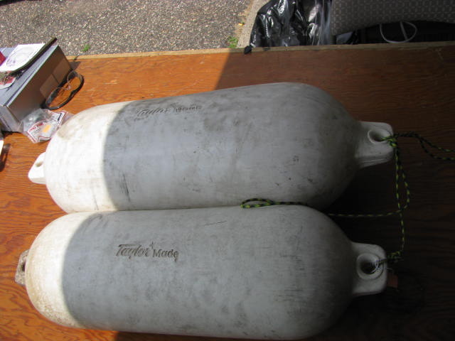 dock boat bumpers one medium and one large