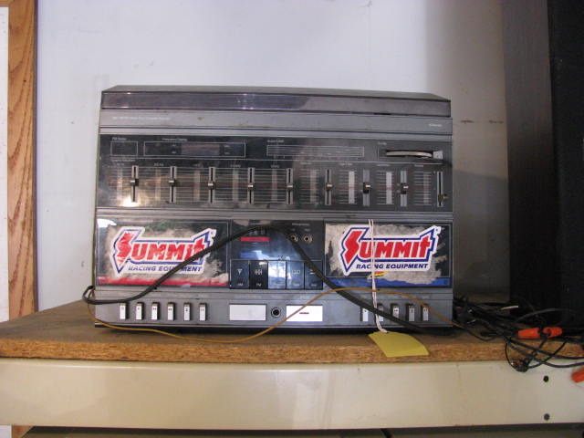 Stereo system with speakers