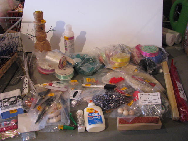 Large lot of craft supplies