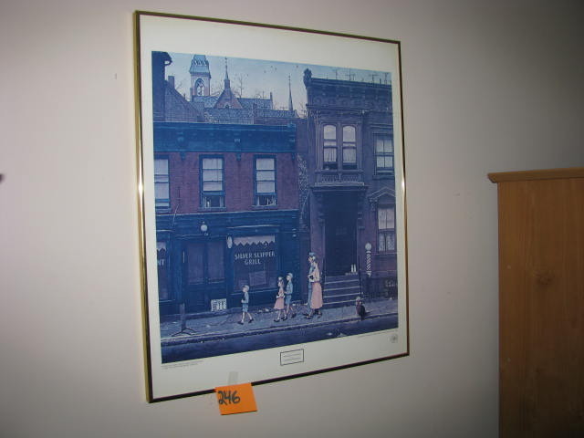 two framed prints