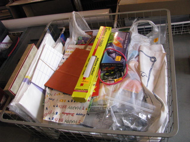 large lot of craft supplies paper and more