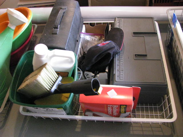 craftsman dremmel and other shop cleaning supplies