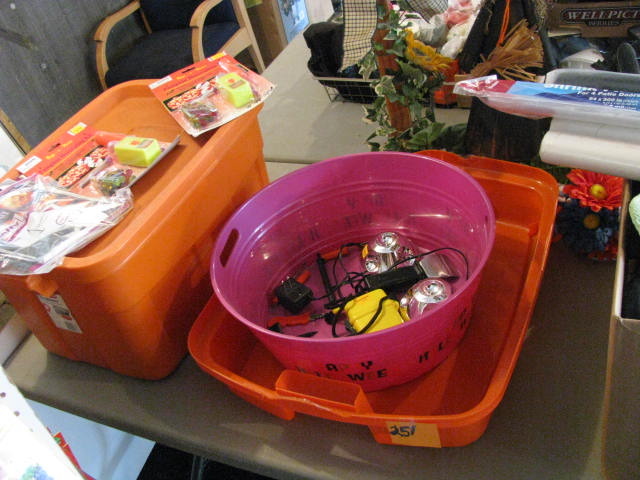 Halloween holiday items and decor