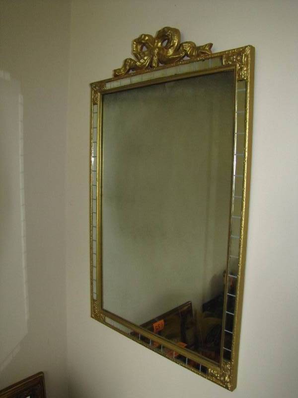 Large decorative wall mirror