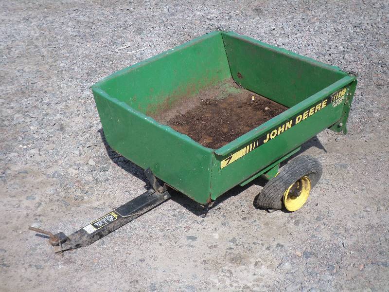 lot 11 image: John Deere 7 Pin-Hitch Dumping La...