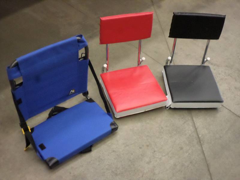 lot 29 image: (3) Folding Stadium Seats ...