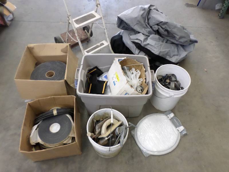 lot 65 image: Pallet Lot Rolls Of Weather Stripp...