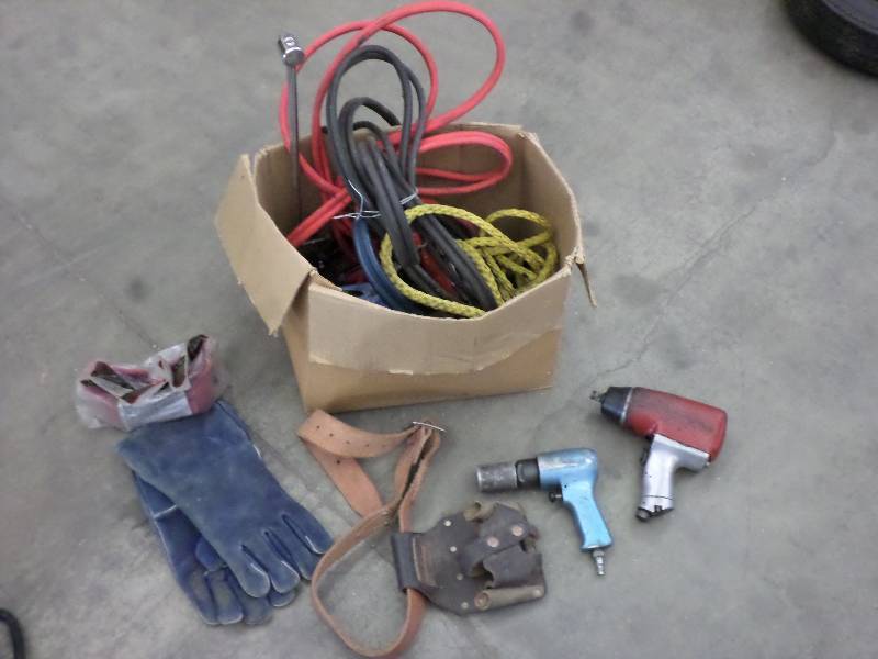 lot 81 image: Box Of Welding Gloves, Torque Wren...