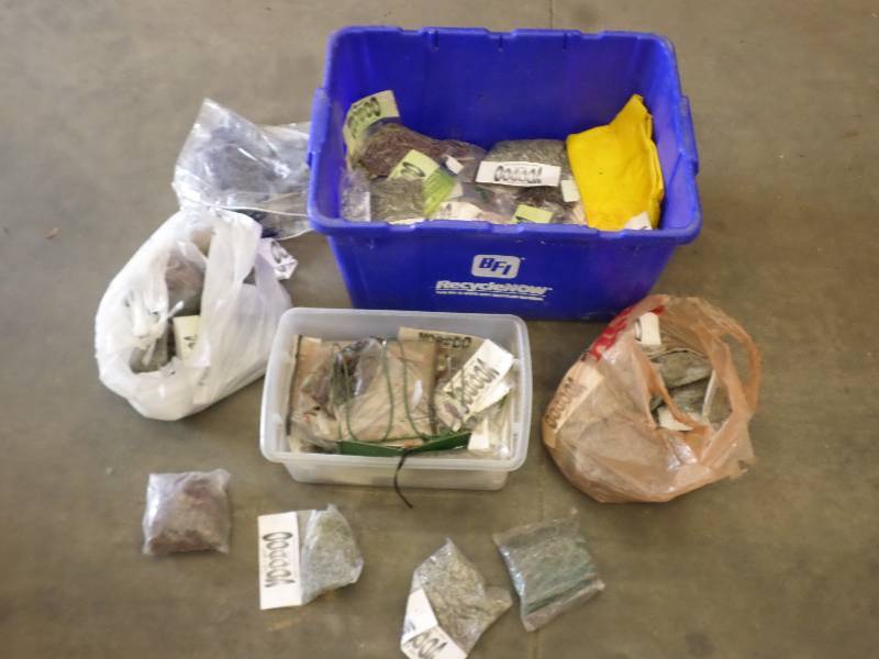 lot 96 image: Tote Full Of Misc Rubber Fishing Ba...