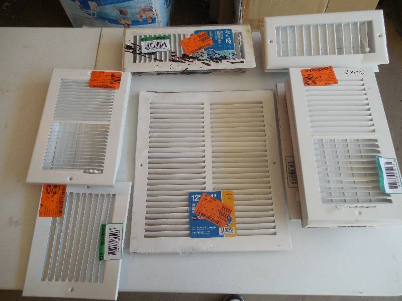 10 Heat register vents