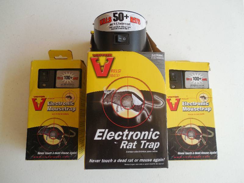 3 Electric Mice Rat Traps
