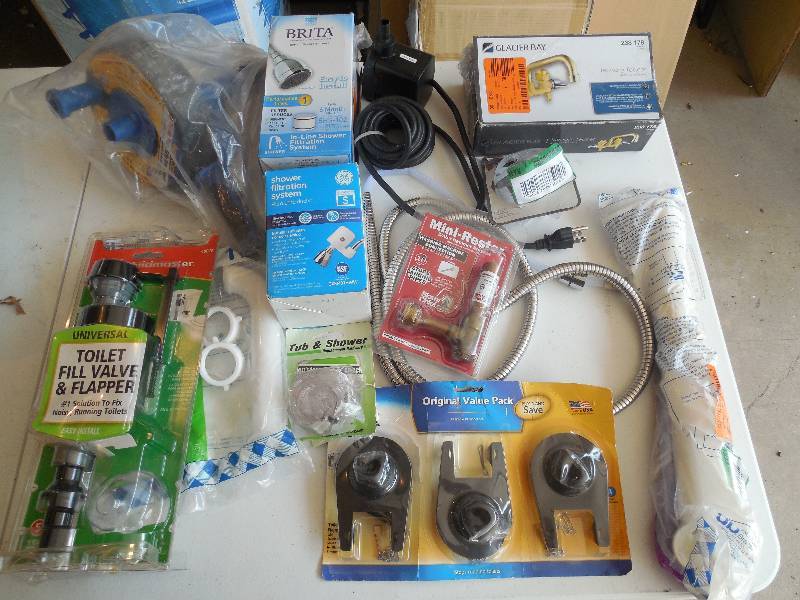 Large lot of Plumbing Fixtures & Faucets