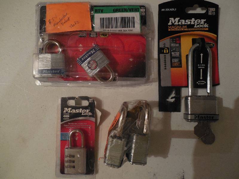 Lot of Master Padlocks