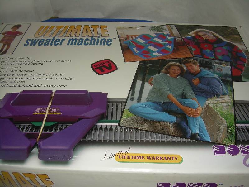 Ultimate sweater machine.
