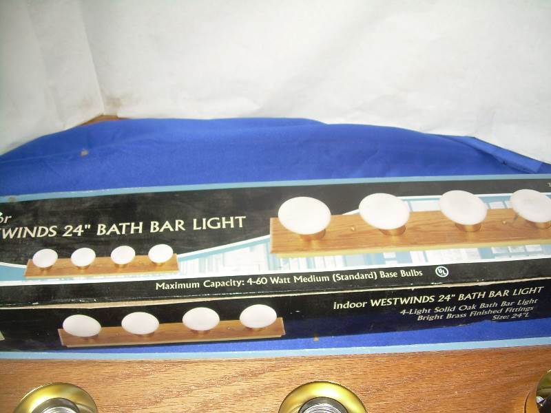 set of 2 24 bath bar light fixtures