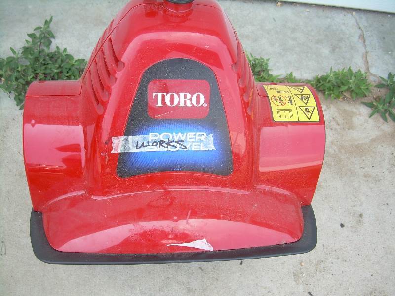 Toro Electric snow blower.