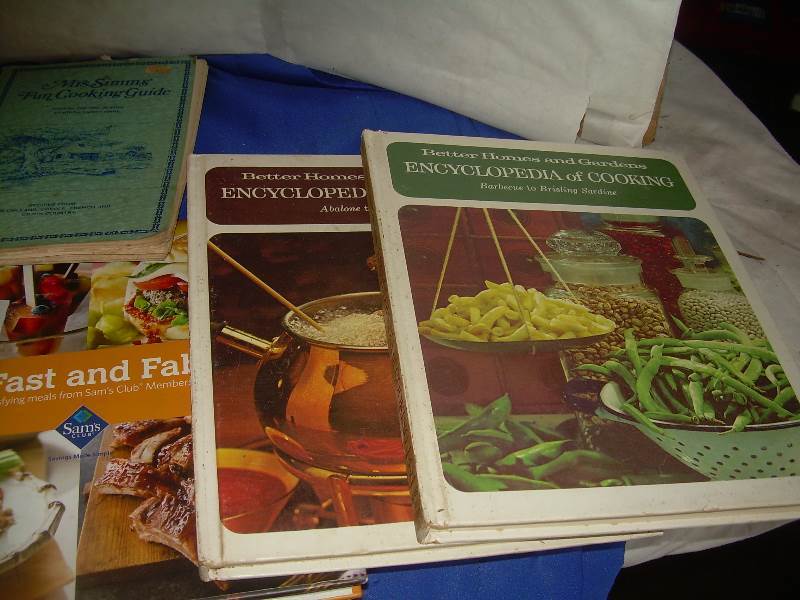 Set of 9 cook books.
