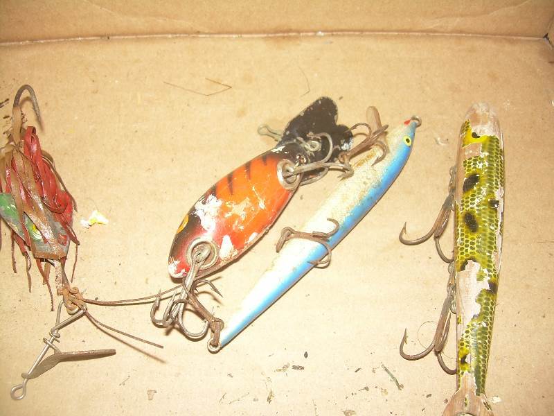 Old fishing lures
