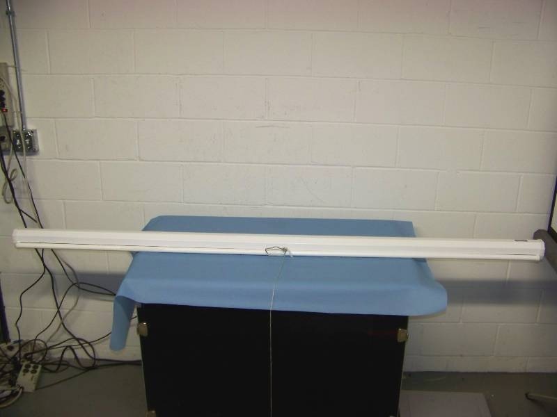 lot 15 image: Da-Lite, CeilingWall Mount, Pull Down (Manual) Projection  Movie Screen