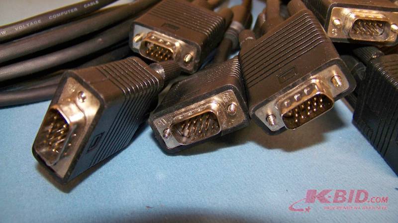 lot 24 image: (12) Computer, RGB Cables