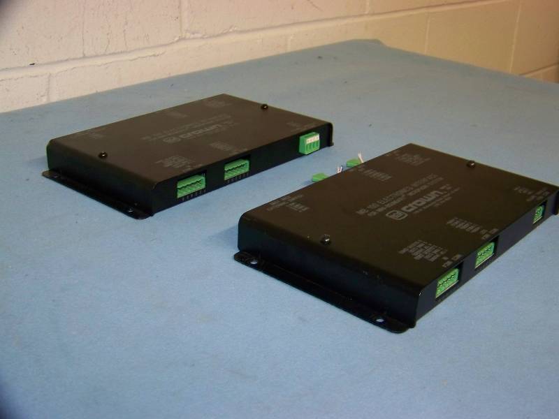 lot 82 image: (2) Crown, Electronics Interface Units for Mini-boundary Mic  Microphone System
