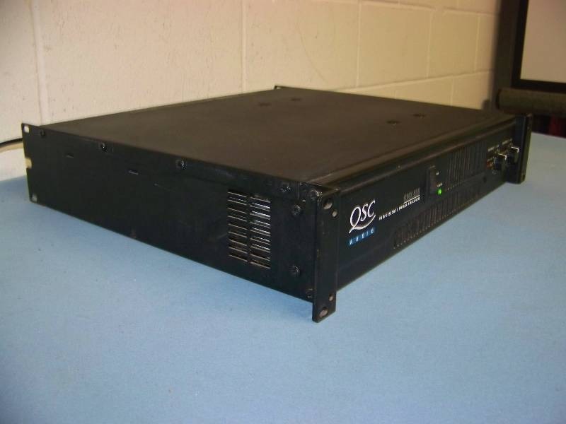 lot 63 image: QSC Audio, Professional, Power Amplifier  Amp