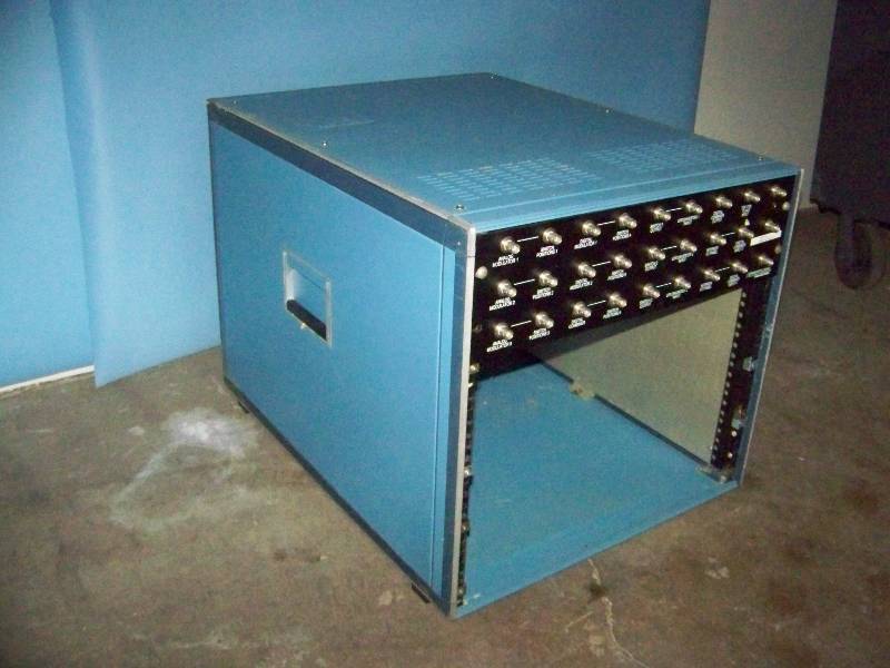 lot 70 image: Frontline, AudioVideo(AV)Editing Equipment  Component Rack with BNC Panels