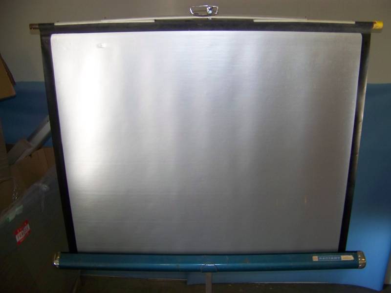 lot 71 image: Radiant, Color Master, Projection  Movie Screen on Tripod Base
