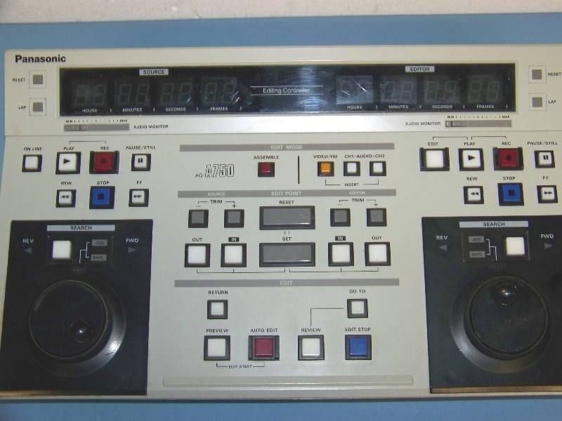 lot 42 image: Panasonic, Linear Video Edit Controller  Editor