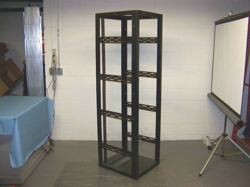 lot 78 image: Large, Audio  Video Equipment  Component Rack