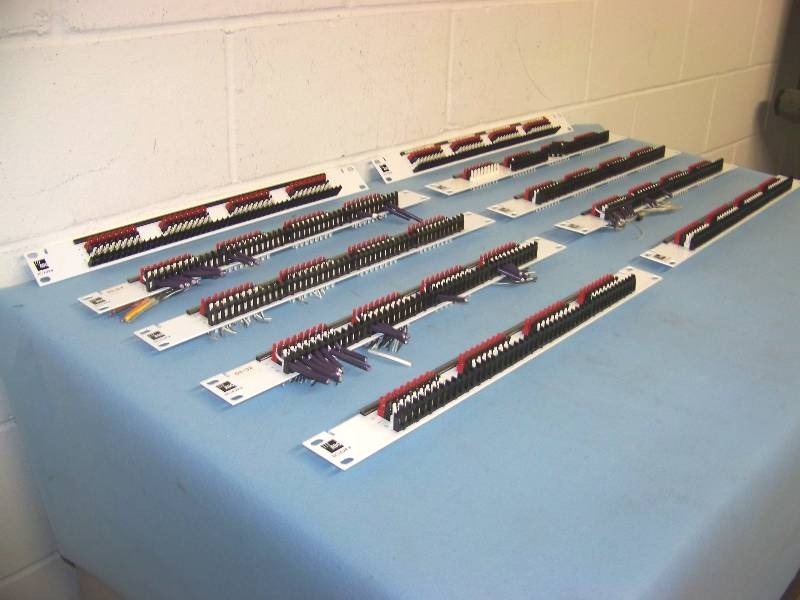 lot 97 image: (10) ADC, Icon, Patch Panels