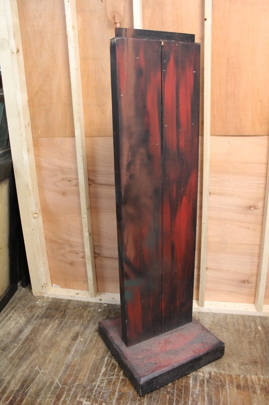 lot 21 image: Tall Poster  Sign Display on Wheels
