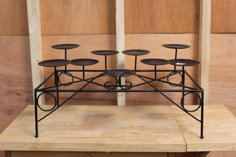 lot 28 image: Metal Candle Holder for Many Candles